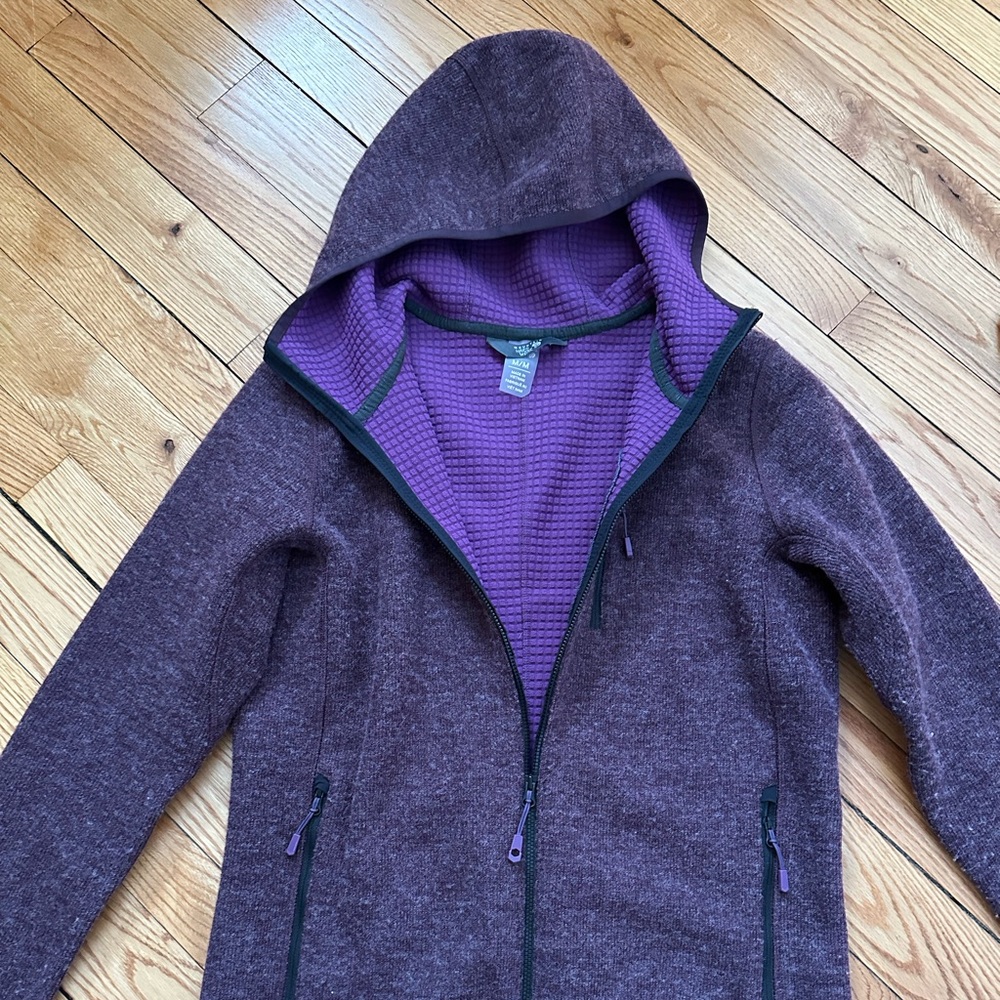 Purple Mountain Hardware zip up jacket with hood - Med
